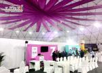 Steel Frame Geodesic Dome Outdoor Event Tents 40m Diameter