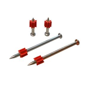 Quality High Strengh Powder Driven Fasteners With Red Flute 3.7mm Shank Dia wholesale