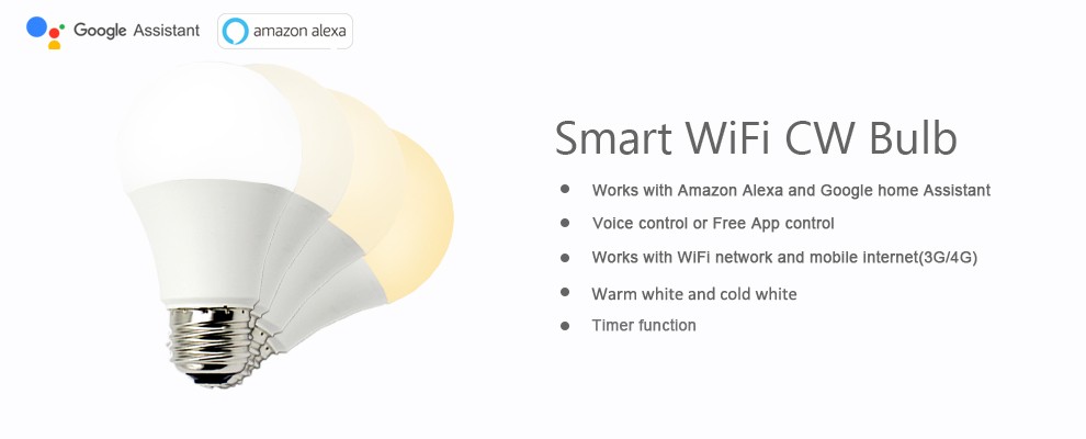 Led Dimmable Voice Activated Lights , 95 Luminous Efficiency Voice Control Lamp