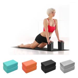 Quality Body Shaping Yoga Exercise Blocks , EVA Yoga Blocks Training Exercise Fitness Set Tool wholesale