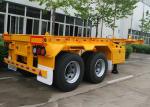 40t Payload 20 Feet 2 Axles Container Skeletal Semi Truck Trailer