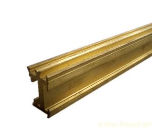 Quality Architectural Brass Extruding Profiles Alloy Copper Hardware Profiles wholesale