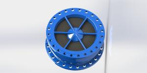 Quality Hydrodynamic Design Anti Water Hammer Non Slam Check Valve Powder Epoxy Coated wholesale