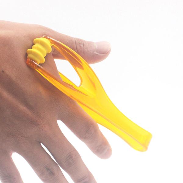 Finger Joint Handheld Body Massager Cambered Roller Design Promote Blood