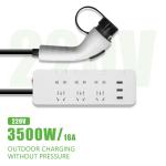 GBT Standard Outdoor Camping Electric Car Side Discharger V2L Cable with 220V