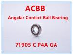 71905 C P4A GA Angle Contact Ball Bearing
