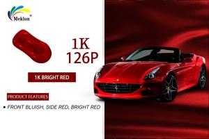 Quality Acid Resistant Car Paint Basecoat Solid Red Color Anti Oxidation wholesale