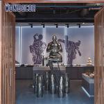 Large Scale Cast Metal Stainless Steel Garden Art Meditation Martial Monk