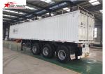 Box 3-4 Axles Flatbed Container Trailer 60-100Tons Dry Food Van Transport