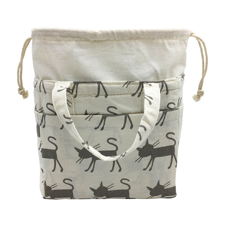 Cotton Fabric Insulated Beach Bags Outdoor Fitness Innovative Anti Bacterial