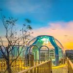 Outdoor Camping Transparent Bubble Tents Lightweight UV Protection