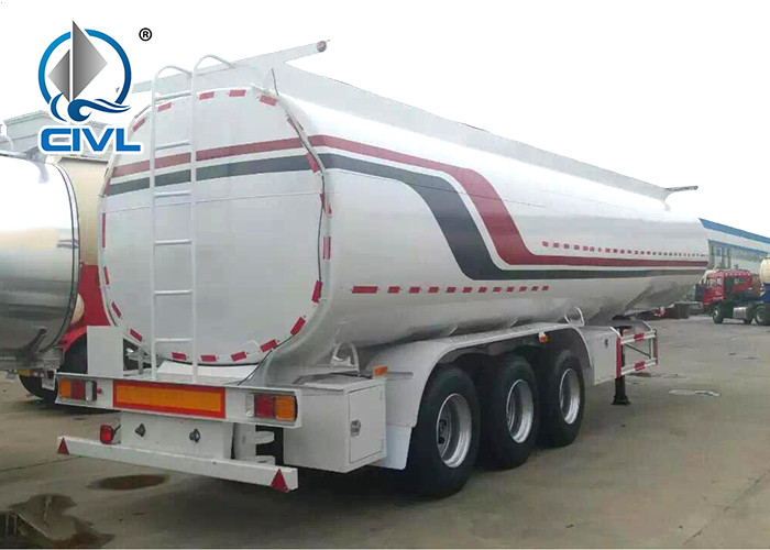 3 Axles 50000 Liters Fuel Semi Tanker Trailer For Carrying Storing Oil With Gun Pump Flow Meter