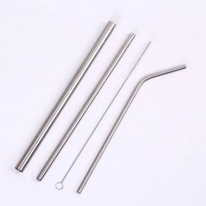 Quality 304 / 316 stainless steel straw curved straw multifunctional mixing straws wholesale