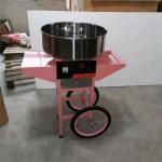Manual Gas Cotton Candy Floss Machine Commercial With Cart