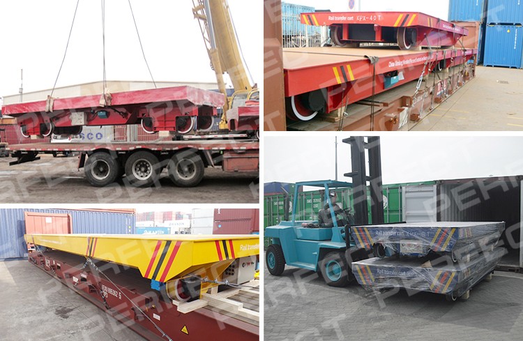 10 Ton Automated Guided Vehicles Transfer Trolley For Heavy Industrial Transport