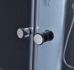 4mm 1200×800×2150mm Shower Pods Cabins Grey Aluminum Frame