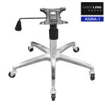 Aluminum Alloy Swivel Chair Spare Parts Adjustable Height Metal Office Chair