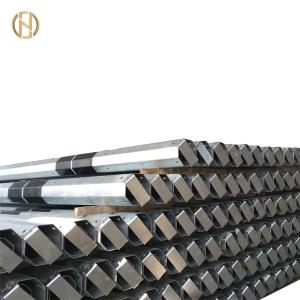 Quality 12M 450daN Galvanised Metal Pole Shaft Material ASTM GR65 GR50 33KV 11KV 35KV wholesale