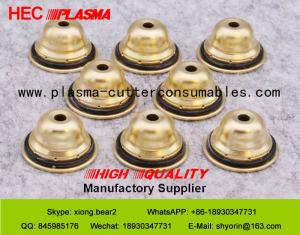 Quality Plasma Cutter Consumables / Komatsu 1.6mm Nozzle Shield Cap 969-95-24950 wholesale