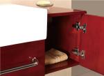 Newest Solid wood ceramic basin bathroom cabinet