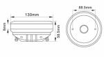 Wide Bandwidth Compression 6ohm 112dB PA Horn Driver