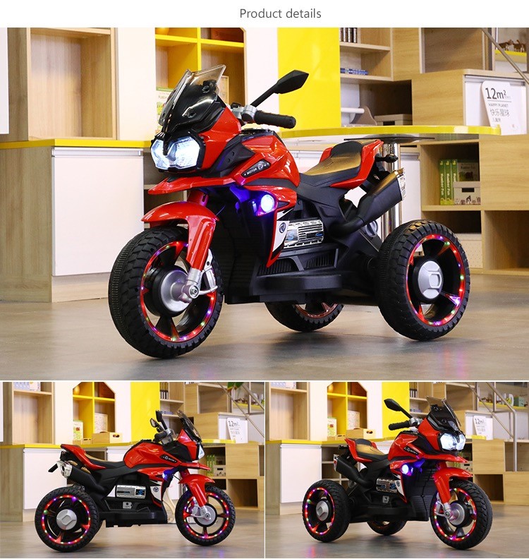 2022 Red 6v Electric Ride On Motorcycles Car for Children Affordable and Durable Ride