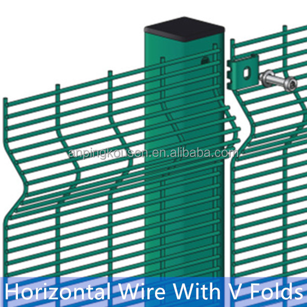 High Security 358 Security Fence with Modern Stylish Design and Low Carbon Steel Wire