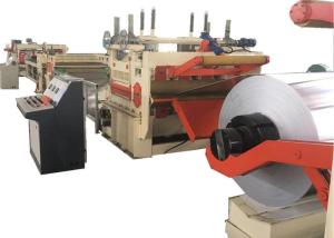 Quality Rotary Shear Cut To Length Line / Steel Coil Shearing Machine Width 300 - 2500mm wholesale
