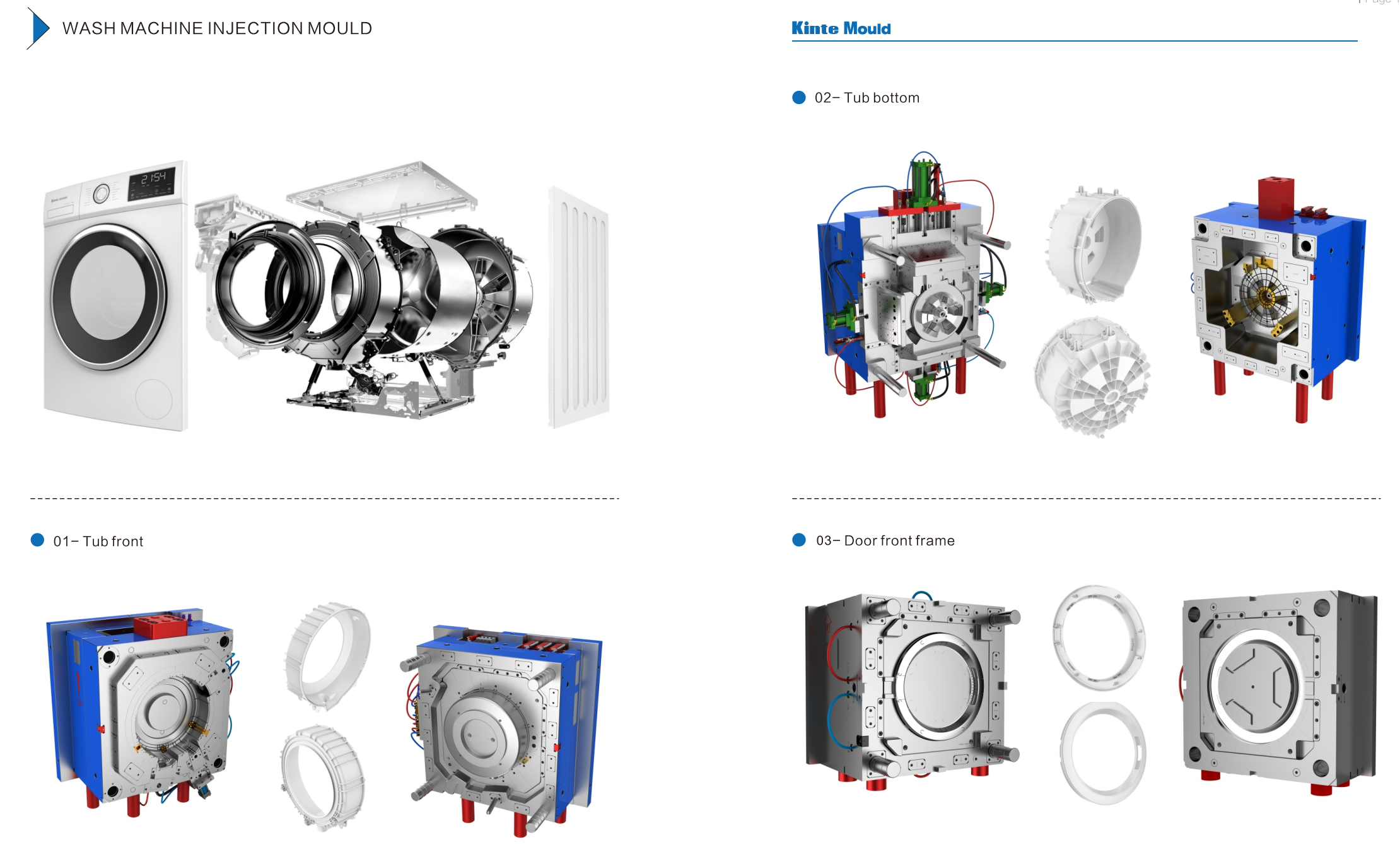 Wash Machine Injection Mould