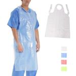 Disposable Medical Aprons , Thick Plastic Protective Clothing Aprons