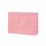 High End Hot Stamping Ivory Board Box Bag Paper Shopping Bag with Custom Color