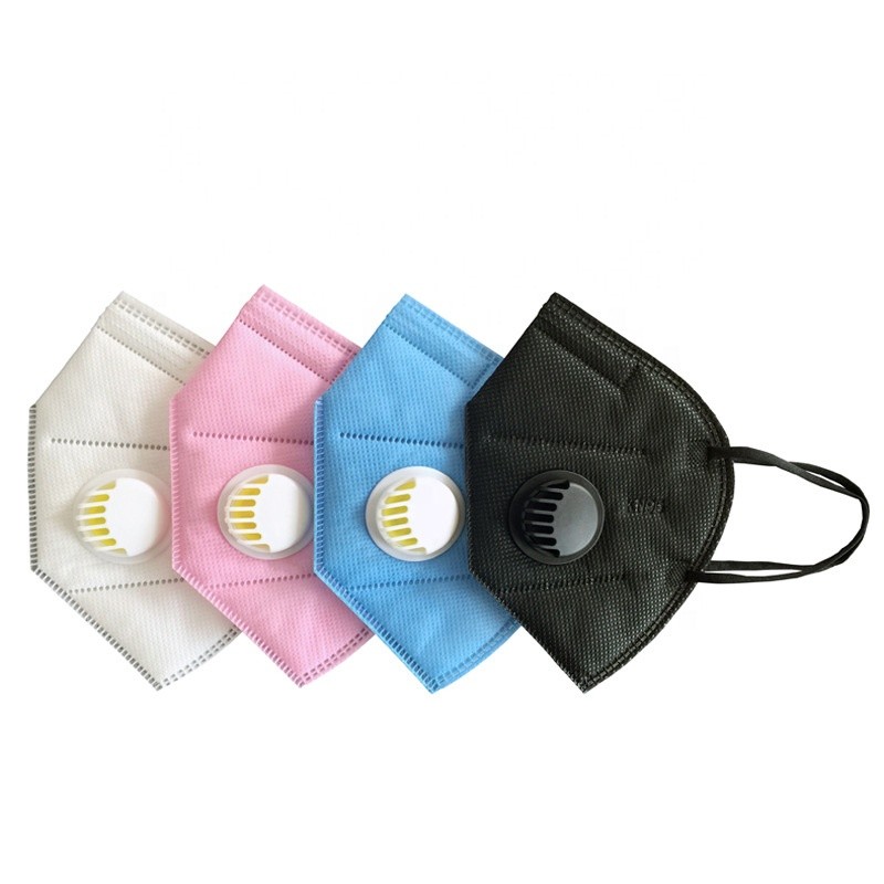 Three Dimentional Folding FFP2 Mask , N95 Dust Mask FFP2 With Valve