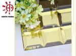 HTY - TG 300 300*300 Shiny Gold Color Plating Glass Mosaic Tile Foshan Factory