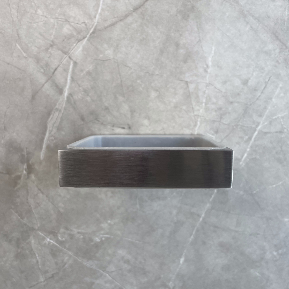 Modern Metal Stainless Steel Toilet Brush Holders Glass Bath Hardware Set