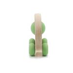 Educational Wooden FDA Elephant Silicone Teething Rattle Medical Grade