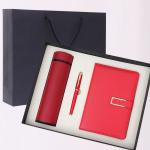 Customized Business Gift Set Stainless Steel Vacuum Cup Pen Magnetic PU Leather