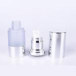 Multiple capacity 15ml 30ml 50ml plastic silver frosted body China manufacturers