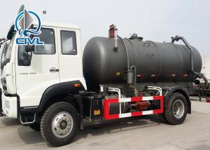 Quality 4X2 Sinotruk HOWO Sewage Suction Truck Cleaning Trucks with High Pressure Cleaning and Waste Water Suction Tank wholesale