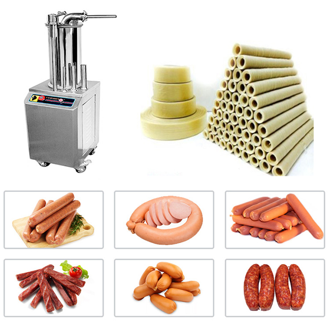 17mm Natural Material Sausage Collagen Casings OEM