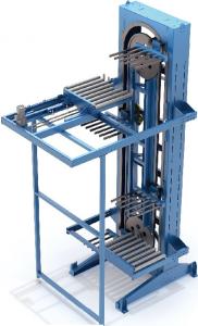 Quality Chain Plate Vertical Sorter Carton Conveyor System Payload 50Kg wholesale