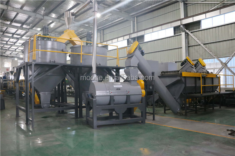 PET Recycling Plastic Dewatering Machine Drying Bottle Crusher