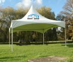 Waterproof Spring Top Marquee , Anti - UV High Peak Marquee PVC Fabric