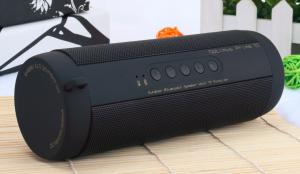 Quality Black / Blue / Red Waterproof Bluetooth Speaker With 1800mah Inside Battery wholesale