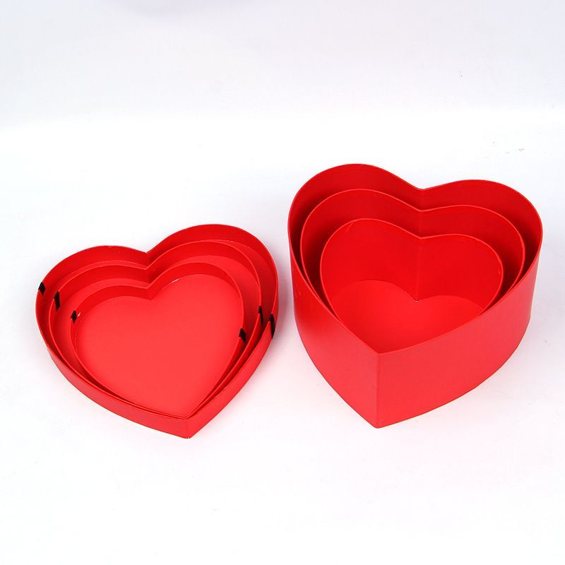 High Quality China Wholesale Custom Logo Printing Heart Shape Wedding Festival Gift Packaging Cardboard Box for Chocolates Cookies Candies Prensents
