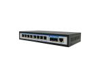 Lightweight Fiber Optic Managed Switch 2 Optical Ports 8 RJ45 Ports