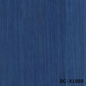 Quality High-End Engineered Wood Veneer Bule Classic BC-X1988 Straight Grain Dyed Color For Hotel Decoration Sample Copy wholesale