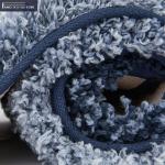 Non Slip Faux Wool Fluffy Water Absorbent Tufted Bath Mat