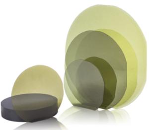 Quality Polished 100mm SIC Epitaxial Silicon Carbide Wafer 1mm Thickness For Ingot Growth wholesale