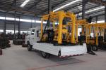 mini truck STEEL TRACK CRAWLER WATER WELL DRILLING machine portable truck