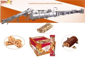 Quality 540mm 300kg/H Dry Fruit Bar Processing Line With Chocolate Coating wholesale